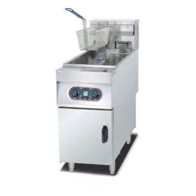 Double Fryer for Commercial Use - 14L Dual Tanks